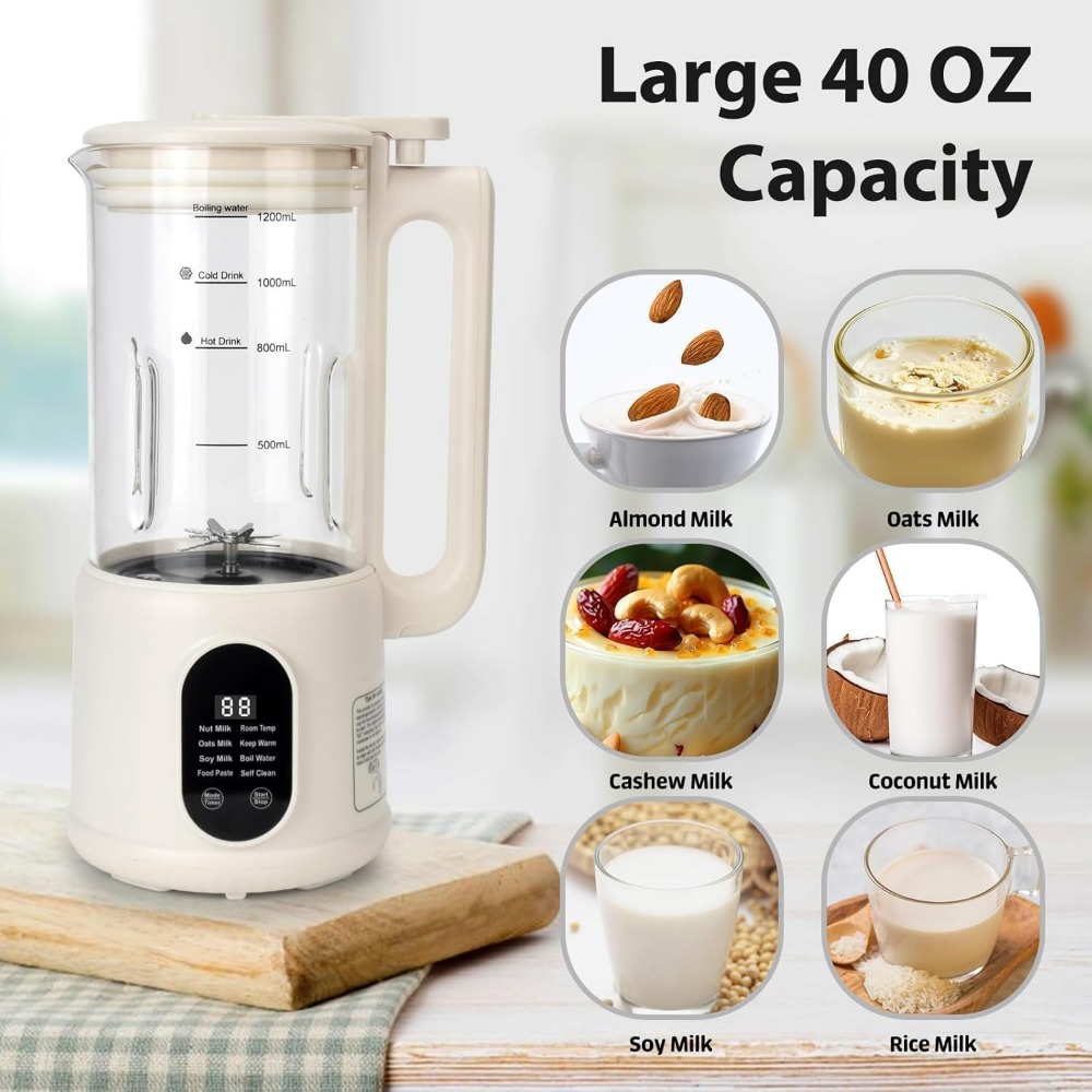 40 Oz Automatic Plant Milk Mak – Soy Milk Maker Bewertung und Preis