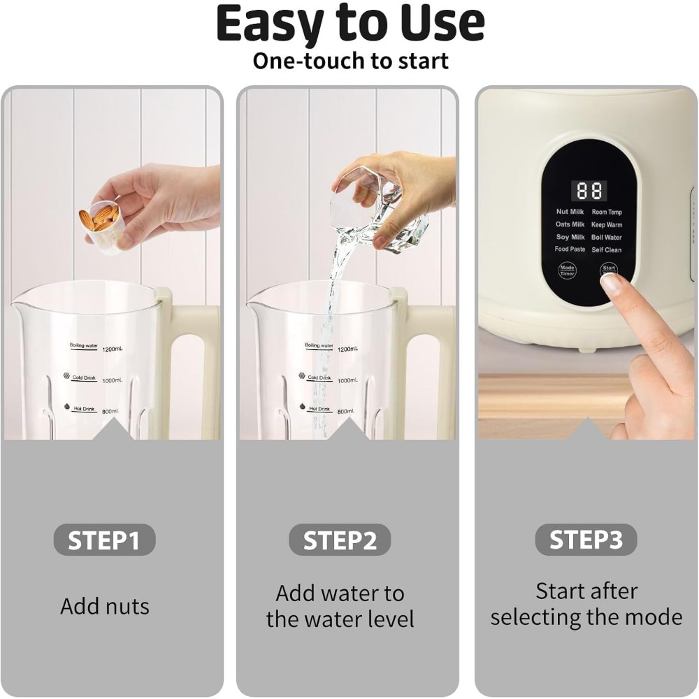 40 Oz Automatic Plant Milk Mak – Soy Milk Maker Bewertung und Preis