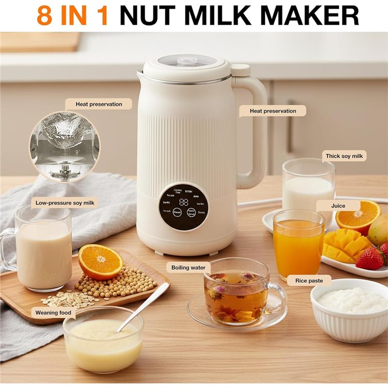 【PASSIONE 】Soy Milk Maker 40Oz – Soy Milk Maker Bewertung und Preis