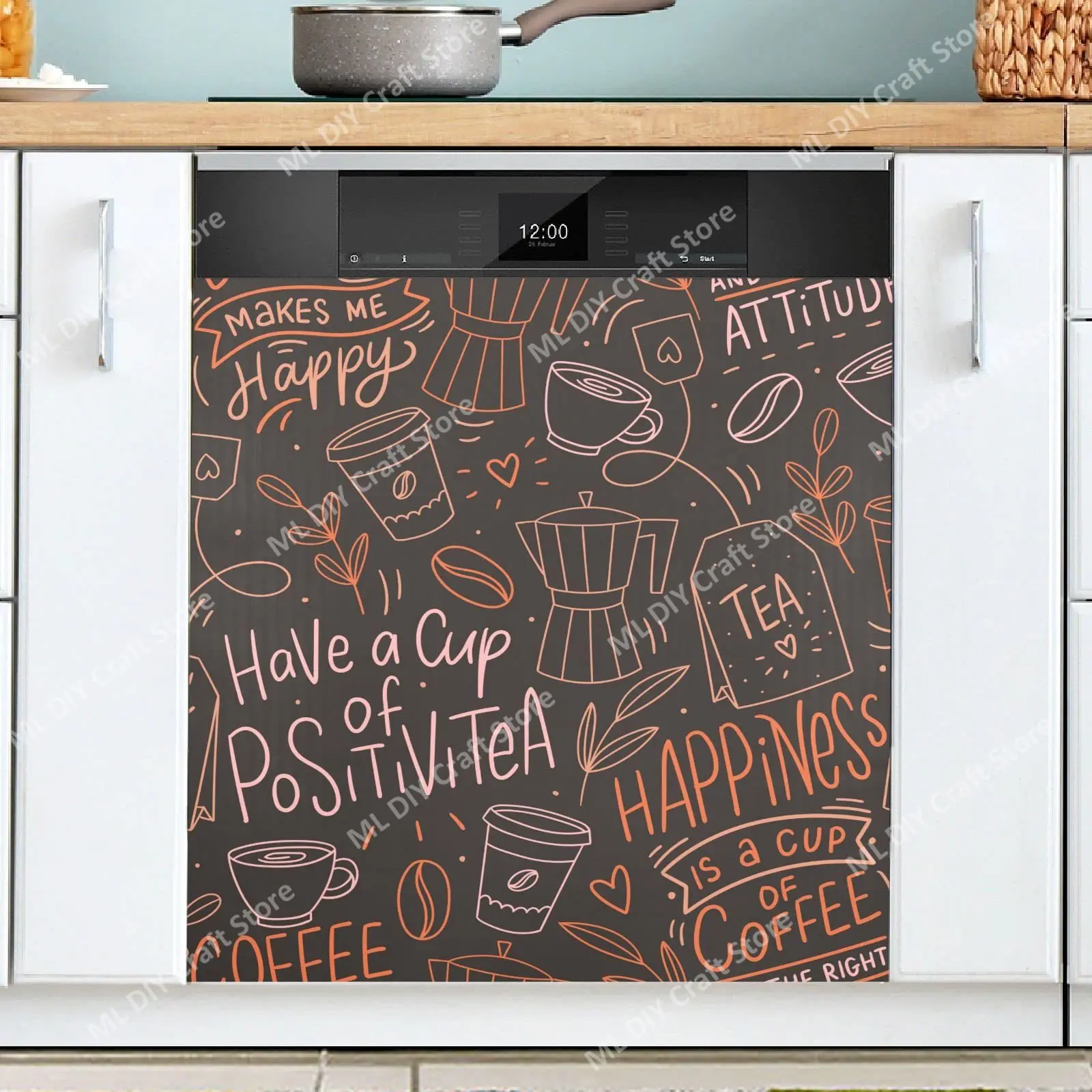 Retro Coffee Topics Cafe Desig – Kitchen Appliances Pictures Bewertung und Preis