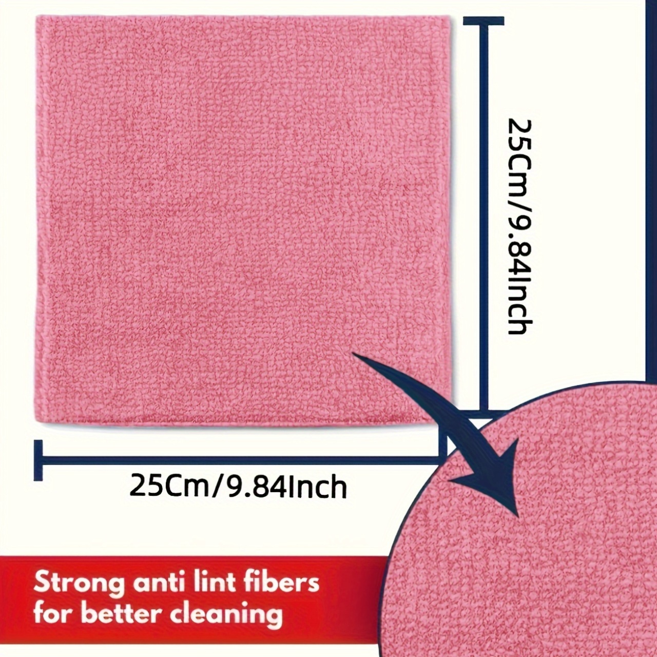 1-50Pcs Light Pink Microfiber  – Kitchen Appliances Manufacturers Bewertung und Preis