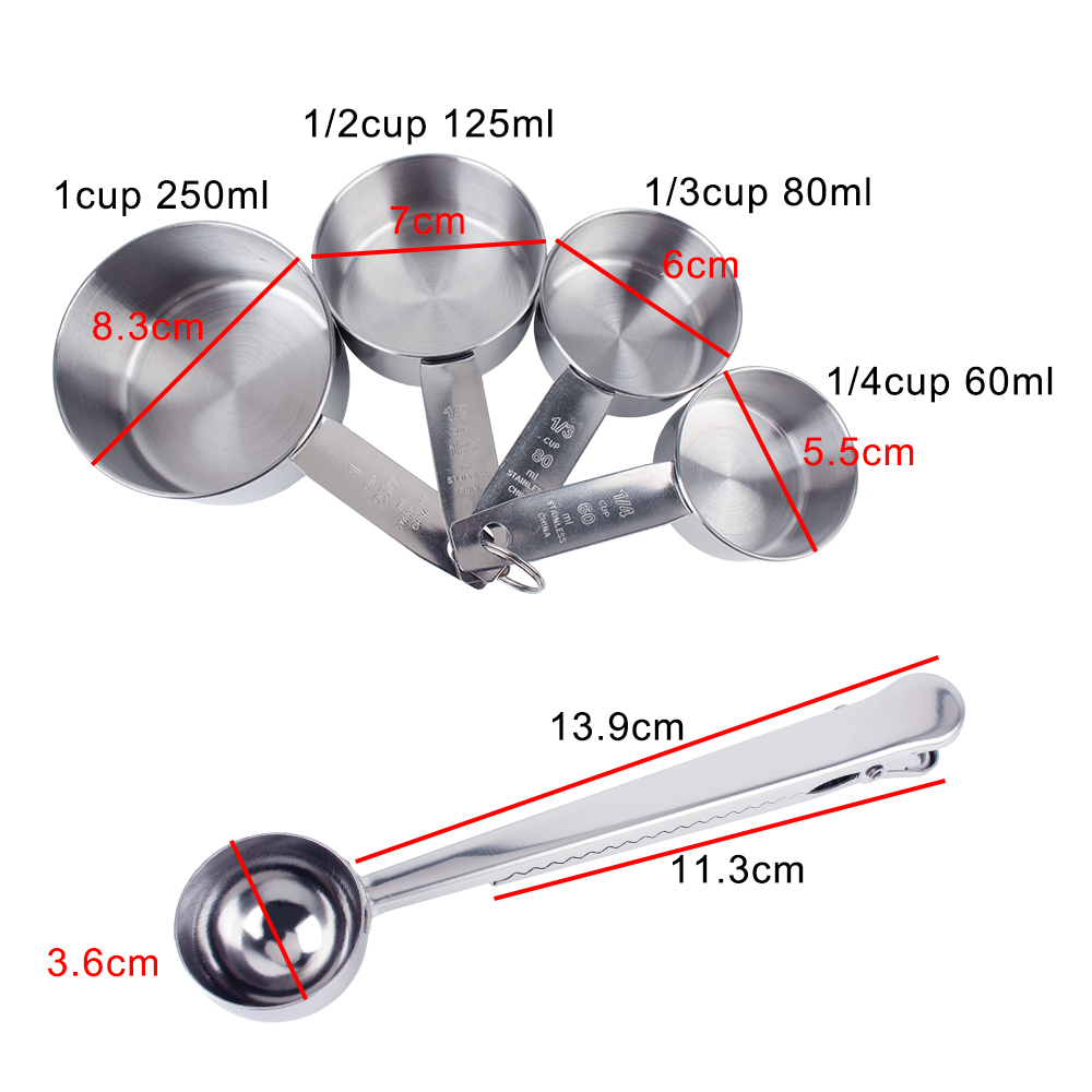 Stackable Measuring Cups and S – Kitchen Appliances Manufacturers Bewertung und Preis